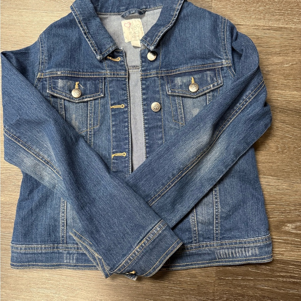 1989 Place Blue Denim Jean Jacket for Kids